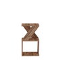 Hanah Home Mesa auxiliar Albeni Atlantic Pine Pino Atlantico Tablero de Partículas Melamina 29.6x54.2x29.6 cm